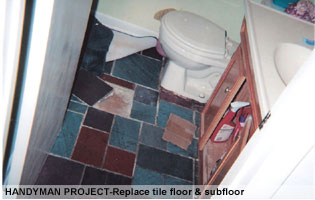 handyman bathroom repairs Montgomery Co MD