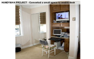 handy project make desk nook Montgomery Co MD